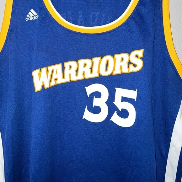 Adidas Gold State Warriors Kevin Durant 35 NBA4her Basketball Jersey Women XXL - Picture 2 of 7